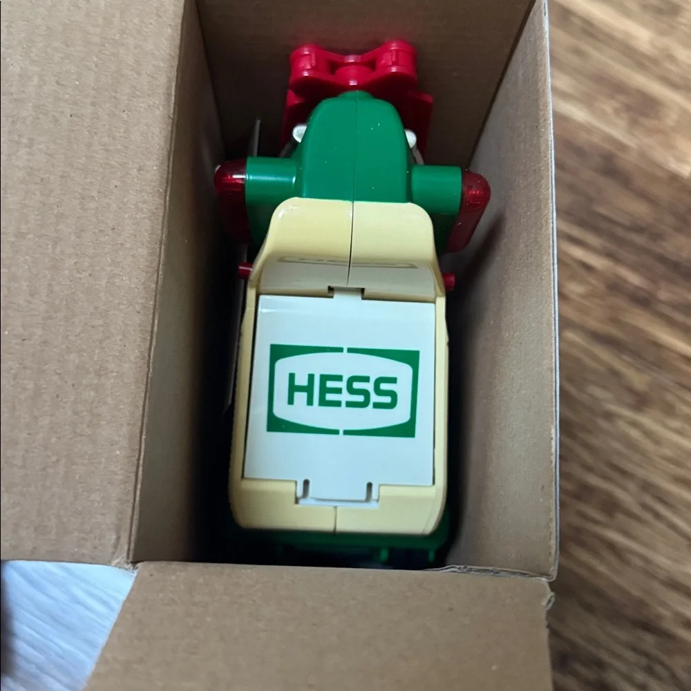 Vintage Hess 2001 Helicopter with Motorcycle and Cruiser collectible new in box